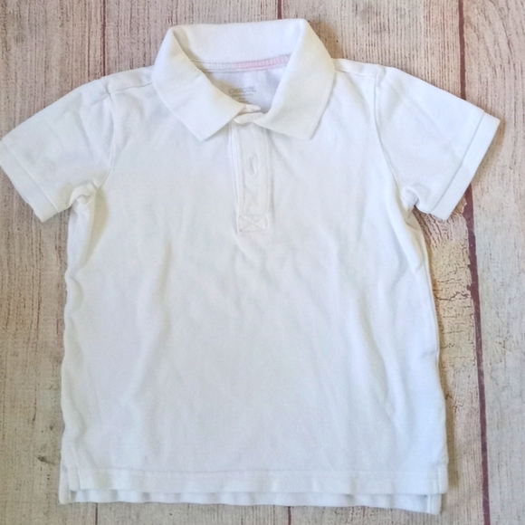 Cherokee white pique collared polo sz 24m - Picture 1 of 3